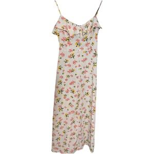 Lily Rose Sleeveless Dress Lemon M Fruit Girl Country Western Coquette Ruffle